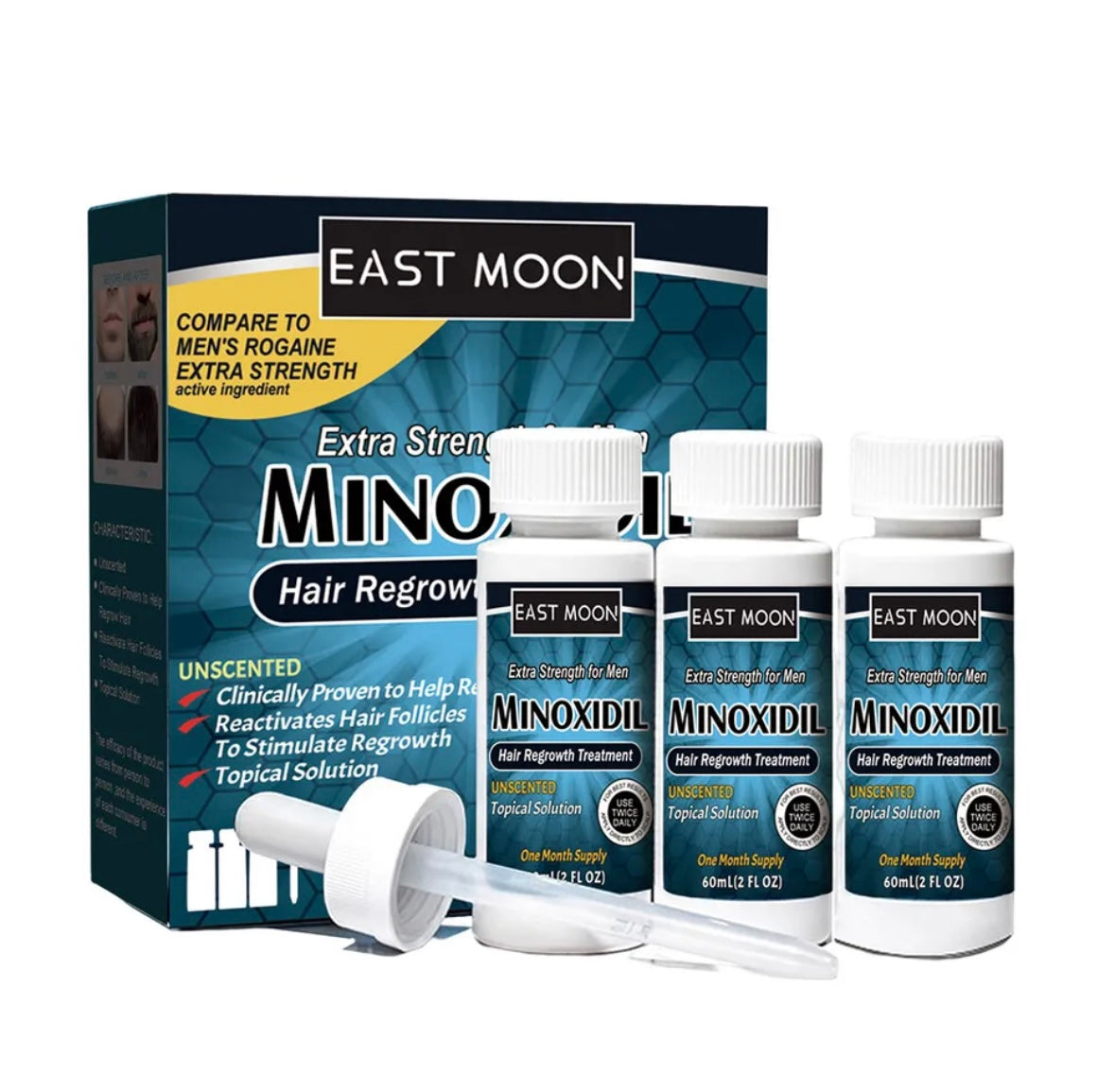 3 x 60ml Minoxidil Lösung 5%